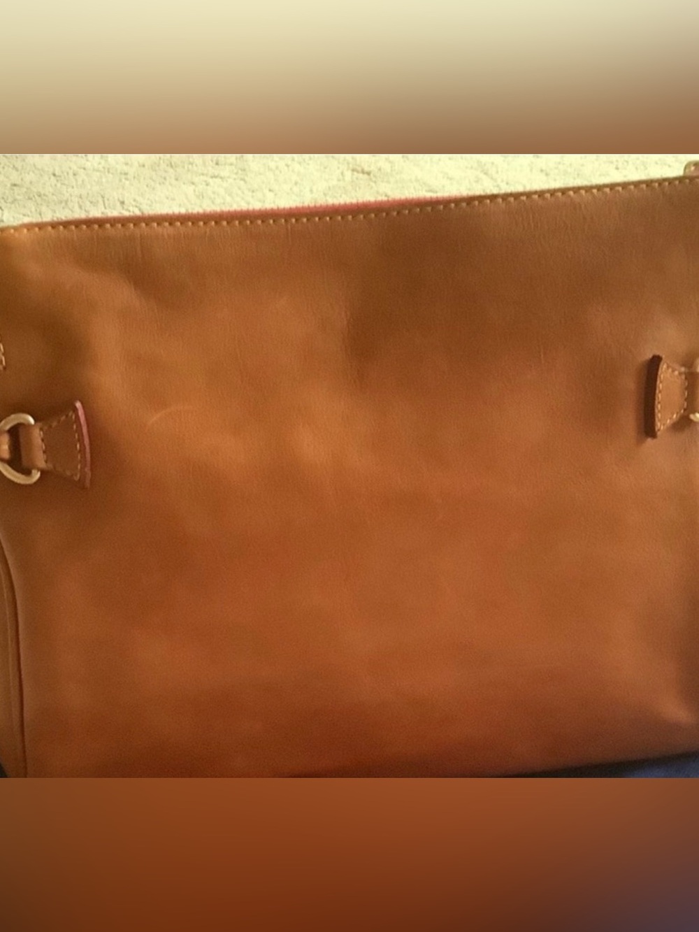 Dooney&Bourke Florentine Leather Medium Zip Crossbody - Picture 7 of 11